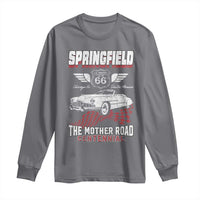Springfield Missouri US Highway 66 Centennial Keepsake Long Sleeve Shirt Vintage 1950 Classic American Car Convertible