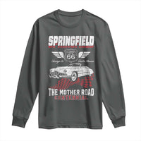 Springfield Missouri US Highway 66 Centennial Keepsake Long Sleeve Shirt Vintage 1950 Classic American Car Convertible