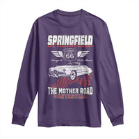 Springfield Missouri US Highway 66 Centennial Keepsake Long Sleeve Shirt Vintage 1950 Classic American Car Convertible