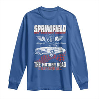 Springfield Missouri US Highway 66 Centennial Keepsake Long Sleeve Shirt Vintage 1950 Classic American Car Convertible