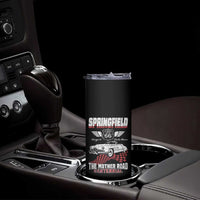 Springfield Missouri US Highway 66 Centennial Keepsake Skinny Tumbler Vintage 1950 Classic American Car Convertible