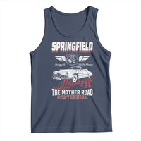 Springfield Missouri US Highway 66 Centennial Keepsake Tank Top Vintage 1950 Classic American Car Convertible