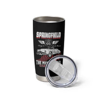 Springfield Missouri US Highway 66 Centennial Keepsake Tumbler Cup Vintage 1950 Classic American Car Convertible