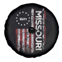 Missouri Missourian MO American Flag Established 1821 Spare Tire Cover