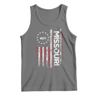 Missouri Missourian MO American Flag Established 1821 Tank Top