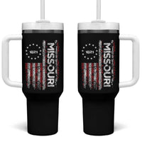 Missouri Missourian MO American Flag Established 1821 Tumbler With Handle