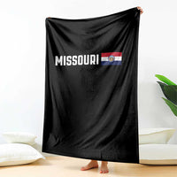 Missouri Missourian MO State Flag Throw Blanket