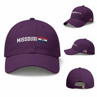Missouri Missourian MO State Flag Baseball Cap