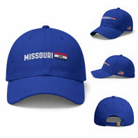 Missouri Missourian MO State Flag Baseball Cap