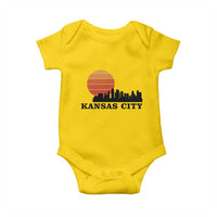 Kansas City Missouri Retro 80s Style Baby Onesie