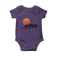 Kansas City Missouri Retro 80s Style Baby Onesie