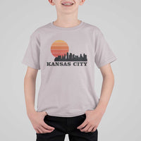 Kansas City Missouri Retro 80s Style T Shirt For Kid