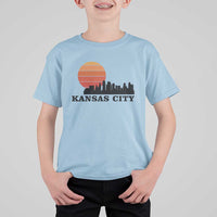 Kansas City Missouri Retro 80s Style T Shirt For Kid