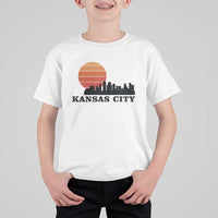 Kansas City Missouri Retro 80s Style T Shirt For Kid