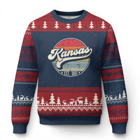 Kansas City Missouri Retro 80s Established 1861 Ugly Christmas Sweater