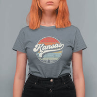 Kansas City Missouri Retro 80s Established 1861 T Shirt For Women