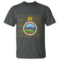 Retro Kansas Flag Vintage KS Souvenir T Shirt