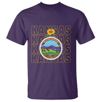 Retro Kansas Flag Vintage KS Souvenir T Shirt