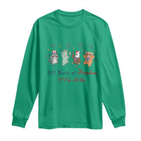 250 Years Of Freedom Long Sleeve Shirt Patriotic Doodle America Raccoon Goose Highland Cow 4th of July