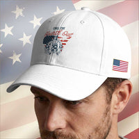 Chill The Fourth Out Baseball Cap Funny FDT 4th of July
