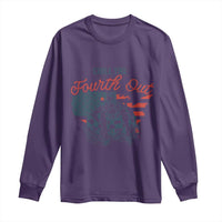 Chill The Fourth Out Long Sleeve Shirt Funny FDT 4th of July