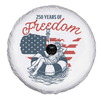 Chill The Fourth Out Spare Tire Cover Funny Statue of Liberty 4th of July