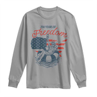 Chill The Fourth Out Long Sleeve Shirt Funny Statue of Liberty 4th of July