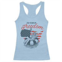 Chill The Fourth Out Racerback Tank Top Funny Statue of Liberty 4th of July