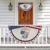 250 Years Of Freedom Patriotic Fan Flag America Raccoon Goose Highland Cow 4th of July
