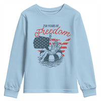 Chill The Fourth Out Youth Sweatshirt Funny Statue of Liberty 4th of July
