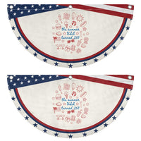 Chill The Fourth Out Patriotic Fan Flag Funny FDT 4th of July