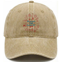 The Summer USA Turned 250 Washed Cotton Baseball Cap 250 Years America Anniversary 4th of July