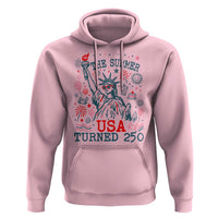 250 Years America Anniversary Statue of Liberty Hoodie The Summer USA Turned 250