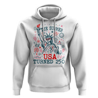 250 Years America Anniversary Statue of Liberty Hoodie The Summer USA Turned 250