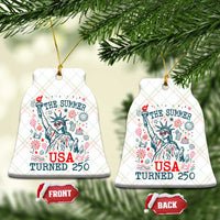 250 Years America Anniversary Statue of Liberty Ceramic Ornament The Summer USA Turned 250