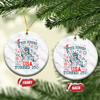 250 Years America Anniversary Statue of Liberty Ceramic Ornament The Summer USA Turned 250