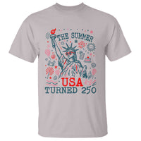 250 Years America Anniversary Statue of Liberty T Shirt The Summer USA Turned 250