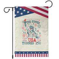 250 Years America Anniversary Statue of Liberty Patriotic Garden Flag The Summer USA Turned 250