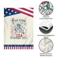 250 Years America Anniversary Statue of Liberty Patriotic Garden Flag The Summer USA Turned 250