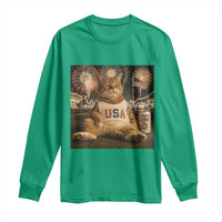 USA 250th Anniversary Statue of Liberty Long Sleeve Shirt The Summer USA Turned 250