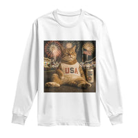 USA 250th Anniversary Statue of Liberty Long Sleeve Shirt The Summer USA Turned 250