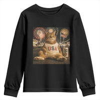 USA 250th Anniversary Statue of Liberty Youth Sweatshirt The Summer USA Turned 250
