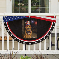 USA 250th Anniversary Statue of Liberty Patriotic Fan Flag The Summer USA Turned 250