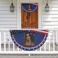 USA 250th Anniversary Statue of Liberty Patriotic Fan Flag The Summer USA Turned 250