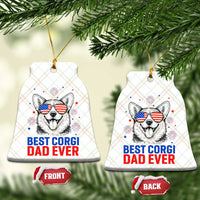 Best Corgi Dad Ever Ceramic Ornament Funny Dog Lover Dad 4th Of July