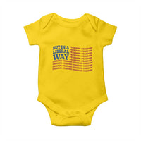 USA But In A Liberal Way 4th of July Baby Onesie Feminist Women's Rights Freedom