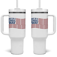 USA But In A Liberal Way 4th of July Tumbler With Handle Feminist Women's Rights Freedom