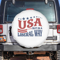 USA But In A Liberal Way 4th of July Spare Tire Cover Feminist Women's Rights