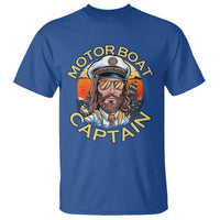 Funny Pontoon Boating Motor Boatin Lake T Shirt Motor Boat Captain - Wonder Print Shop