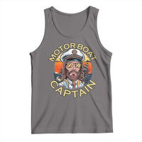 Funny Pontoon Boating Motor Boatin Lake Tank Top Motor Boat Captain - Wonder Print Shop
